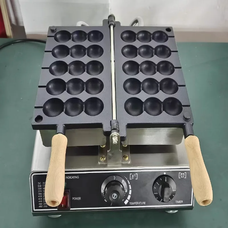 Máquina Eléctrica de 1600W para Hacer Pinchos de Calabaza, Panecillos de Huevo, Waffles y Pasteles, Máquina de Snacks