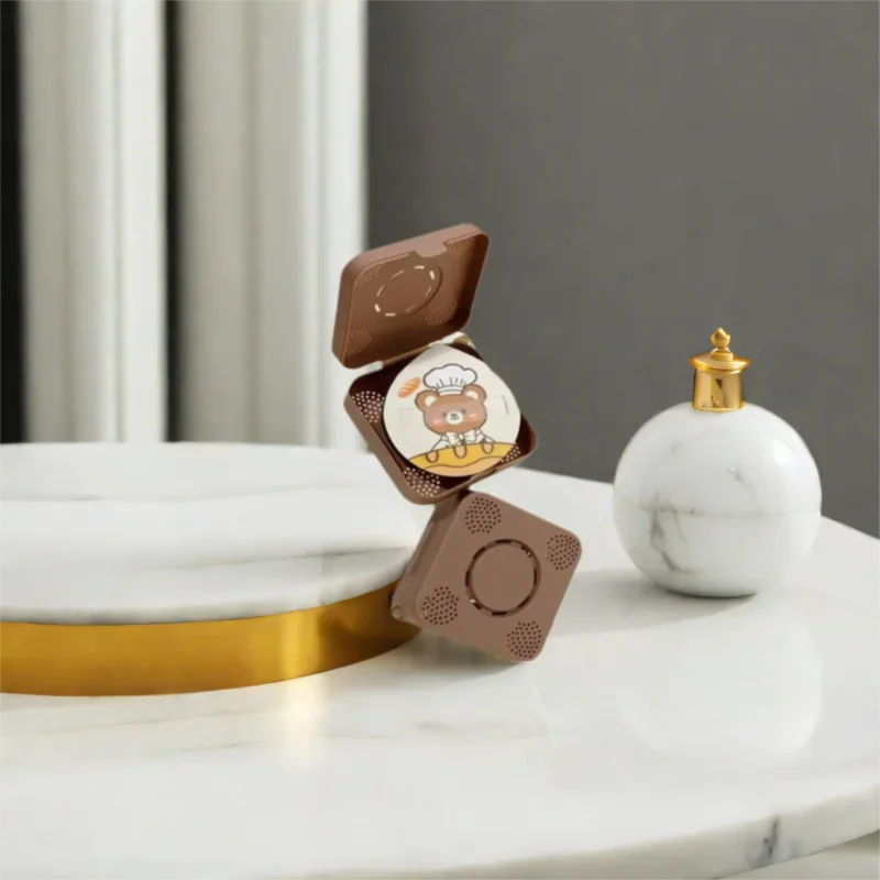 Aplicador de maquiagem em formato de pão ultra macio, 2 peças, dupla face, uso seco e molhado com caixa de armazenamento para cuidados com a pele de beleza