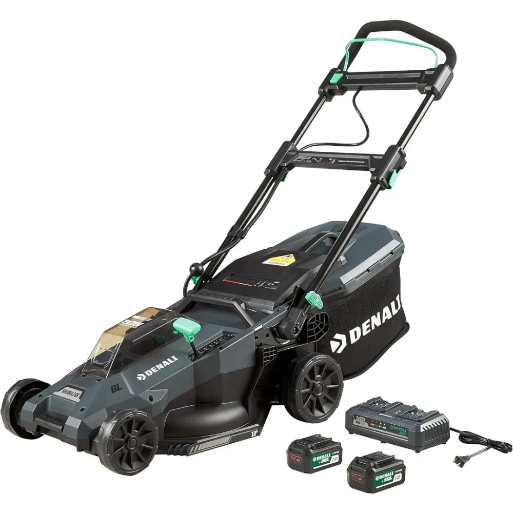 

Amazon Brand - by SKIL 2 x 20V (40V) Brushless 18-Inch Push Lawn Mower Kit, Includes Two 4.0 Ah Lithium Batteries