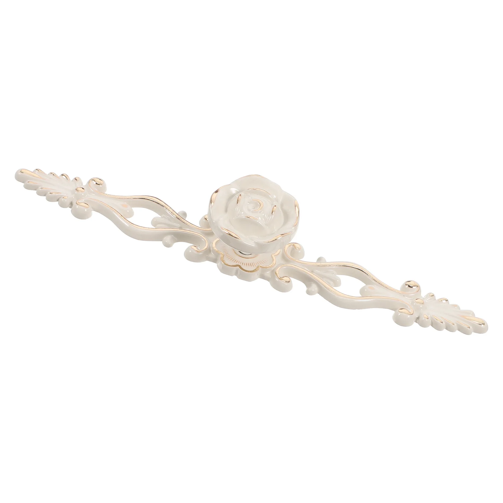 

Elegant Pearl White Zinc Alloy les for Wardrobe Furniture Dresser Pulls Vintage Decorative Knobs Painted Tool Parts