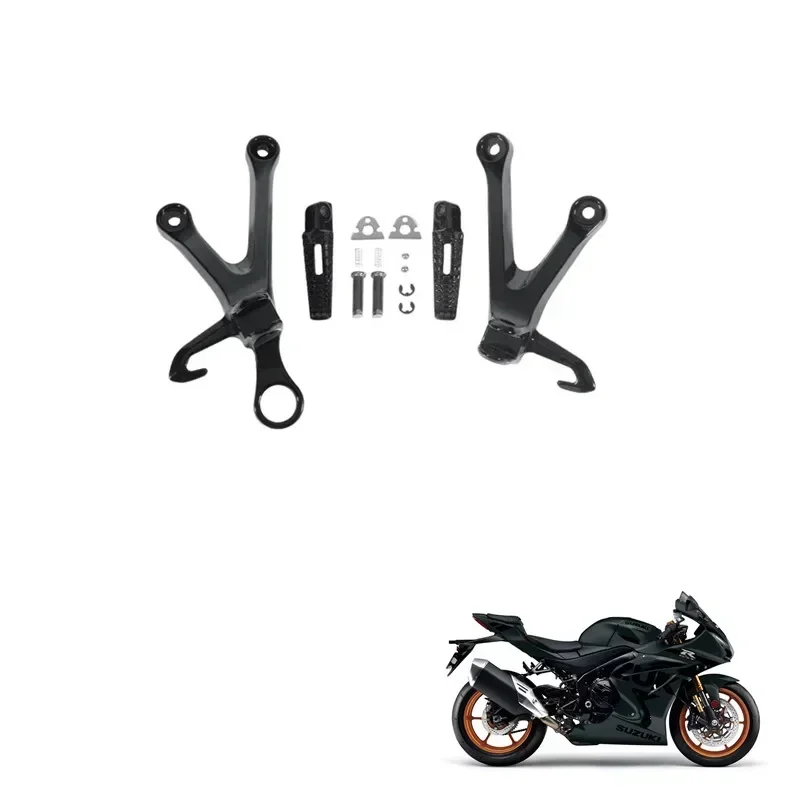 

Аксессуары для мотоциклов, колышки для пассажирских подножек, комплект кронштейнов для Suzuki GSXR 1000 2017-2021, запчасти