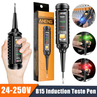 ANENG B15 DC Detection Tester Pen Highlight Color Light Professional AC Voltage Detection Electrician Screwdriver Testing Tools