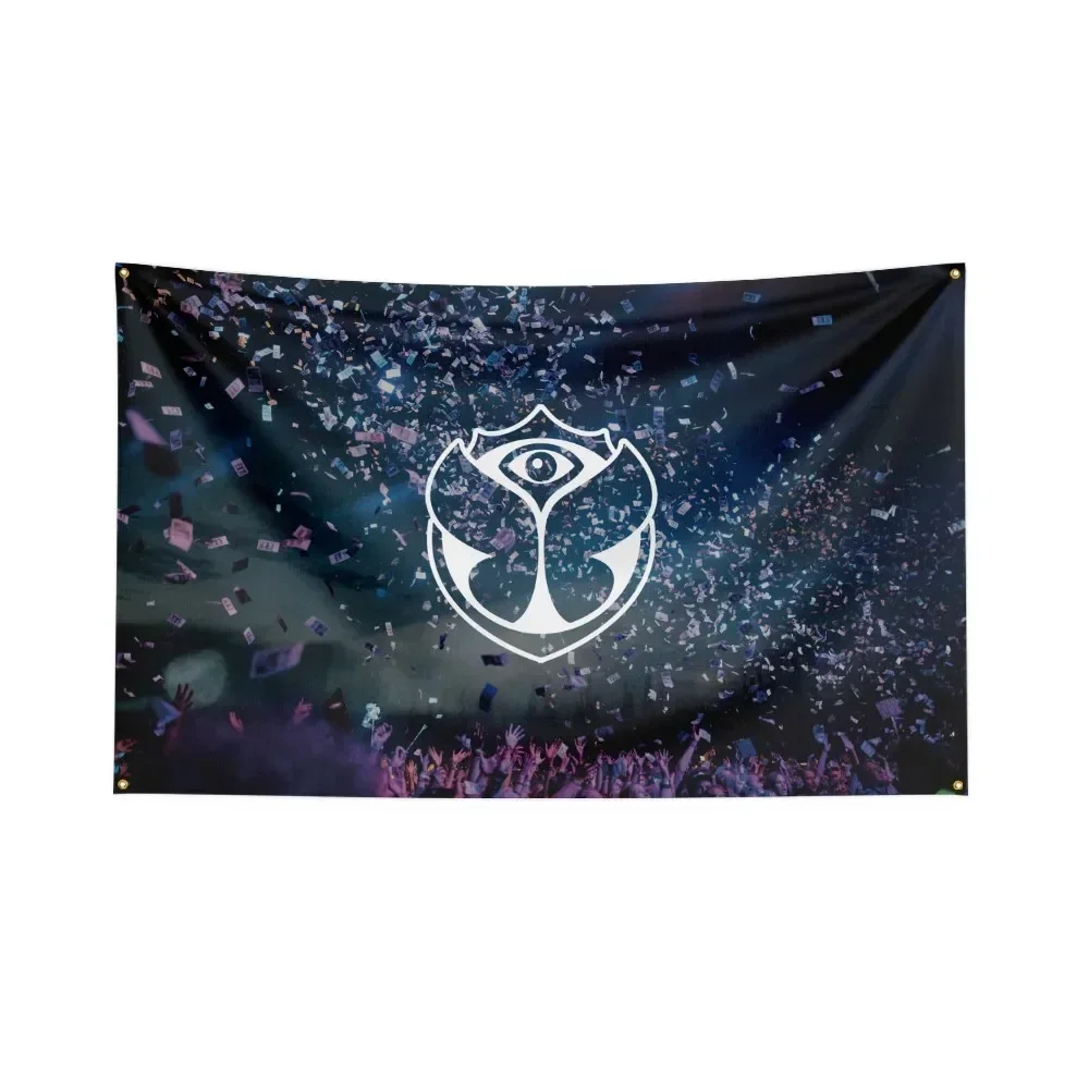 Tomorrowland Festival Flag Polyester Digital Printing Electronic Music Banner