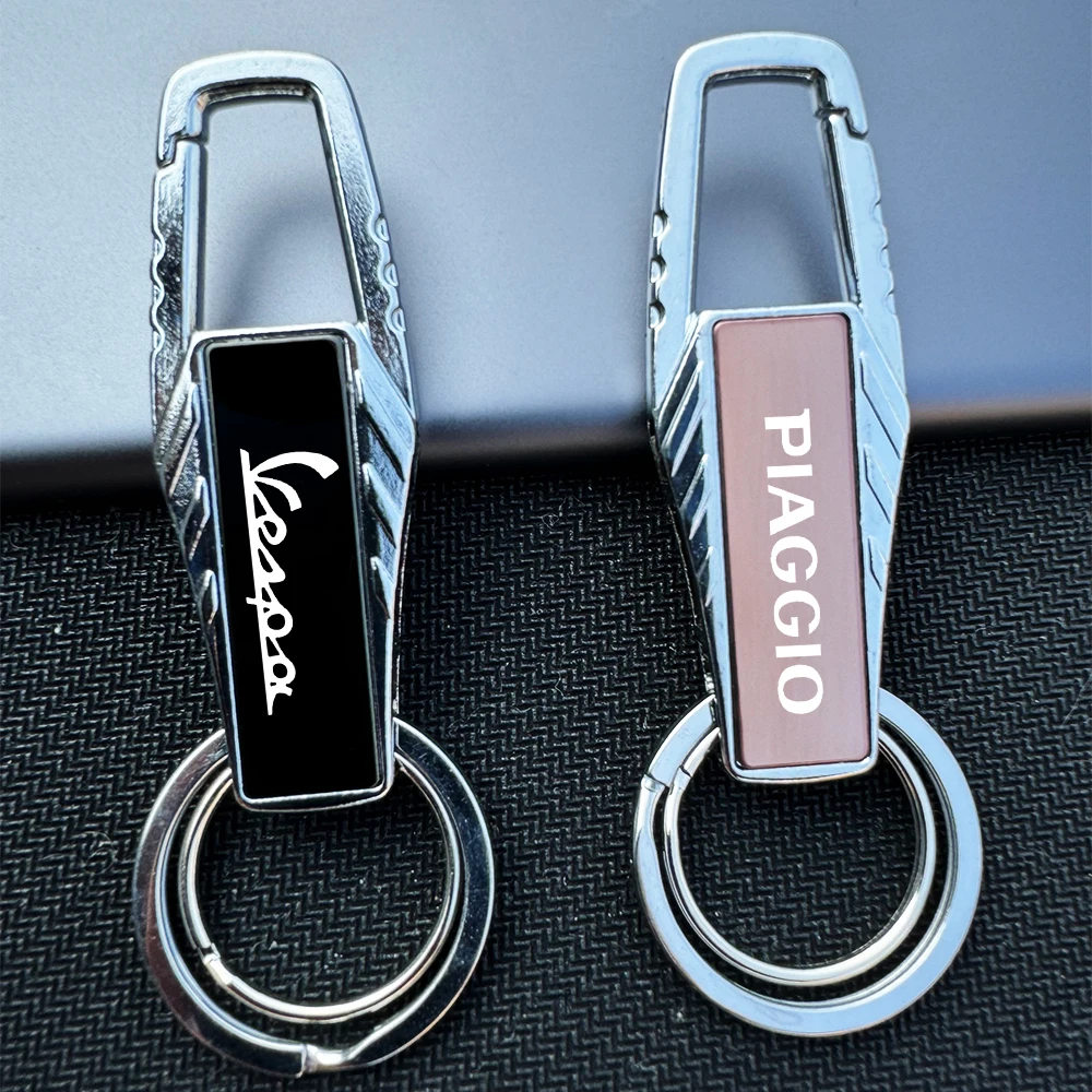 Motorcycle supplies Keychain Rings Key Chain Precious Metal For piaggio