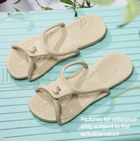 Pantuflas de Viaje Plegables con Orificios de Drenaje Mejorados, Ultra Suaves, de EVA, de Secado Rápido, para Hotel y Baño, para Hombre y Mujer