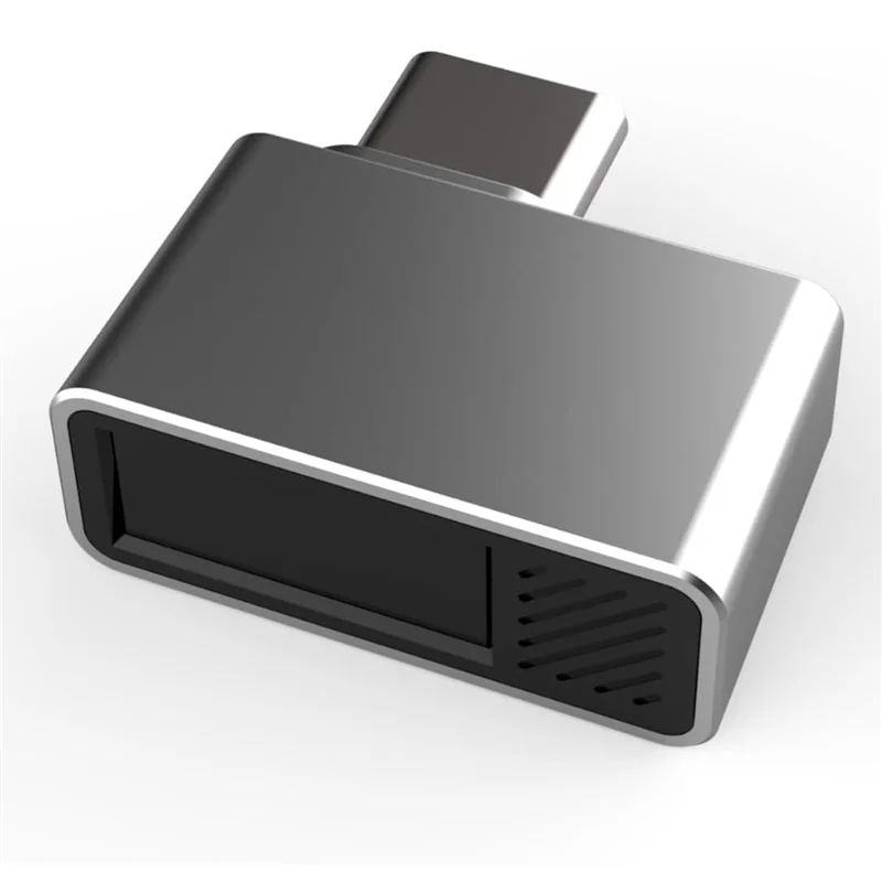 قارئ بصمات الأصابع AC56-Windows لـ Win10/11، النوع C/USB C، 360 °   لمسة بيومترية، لافتة سريعة وآمنة مع المستندات المشفرة