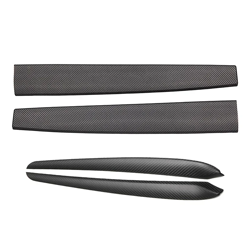 4Pcs Matte Carbon