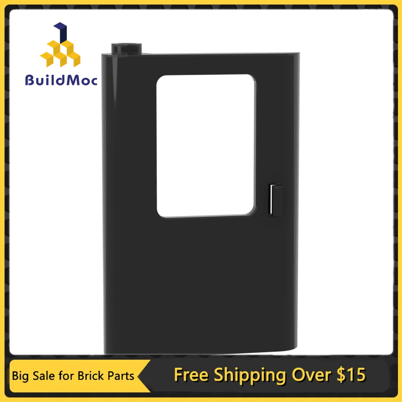 MOC Parts 4181 Train Door 1 x 4 x 5 Left Compatible Bricks DIY Assmble Building Blocks Particle Kid Puzzle Brain Toy Gift