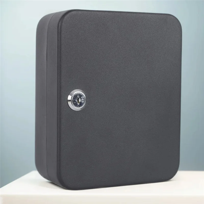 

Best-Combination Key Cabinet 20 Key Hooks Key Box Wall Mounted Locking Key Organizer Key Cabinet Security Lock Box