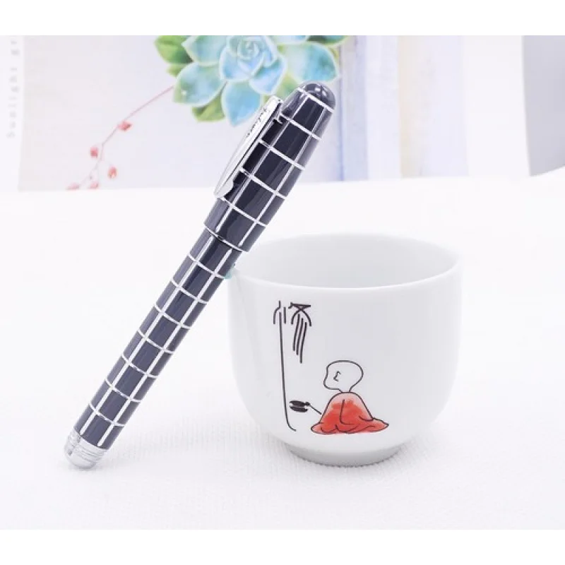 

Шариковая ручка A+ Fuliwen 2022, модный стиль с серым квадратным решетчатым узором