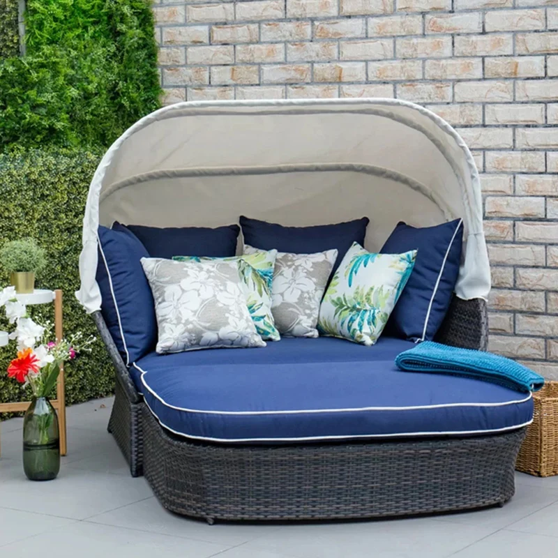 

Газон, уличный садовый диван, балкон, бассейн, терраса, патио, садовые диваны, современная мебель из ротанга, диван in De Tuin MHHYSF