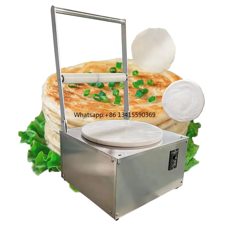 

Newest Type Imitation-Handmade 40Cm Flatbread Roller Dough Press Electric Dough Roller Machine for Tortilla Stall