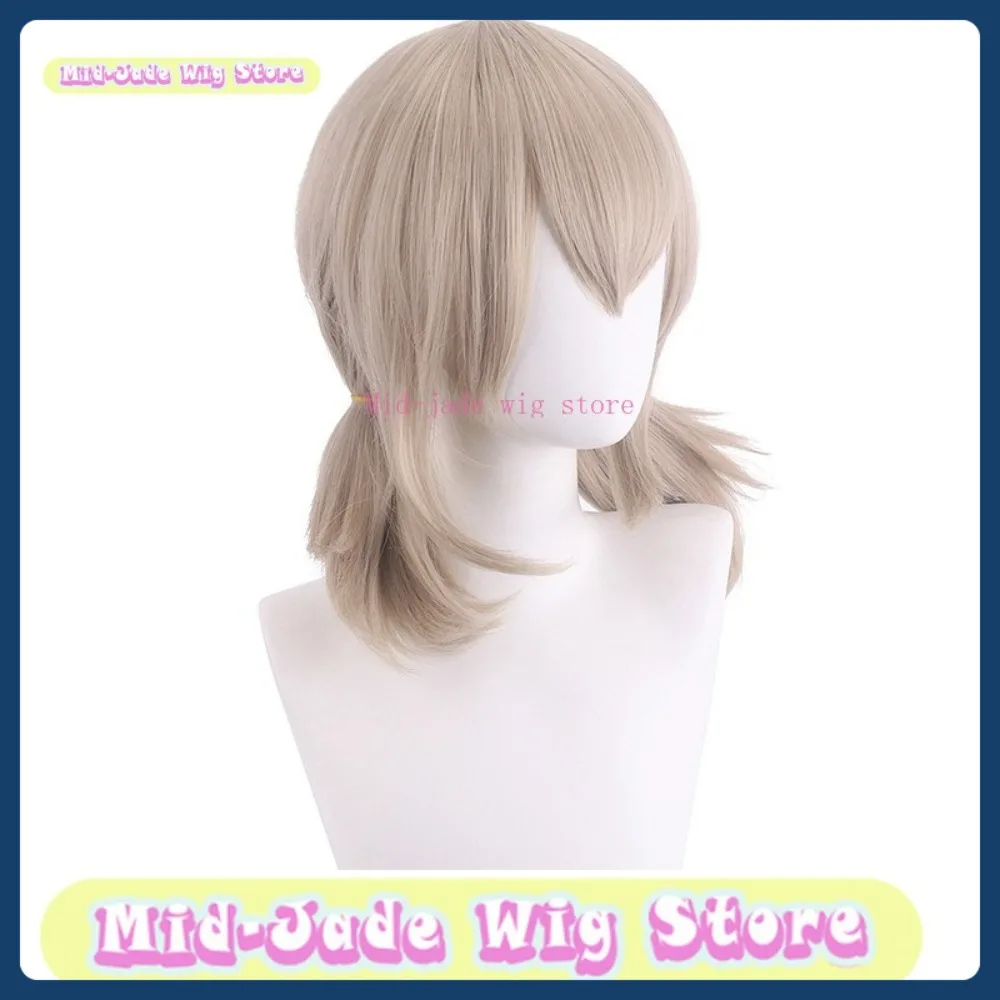 Peruca de jade médio loja xiaodouze xinyu peruca cosplay anime jogos trajes adereços perucas de dramatização