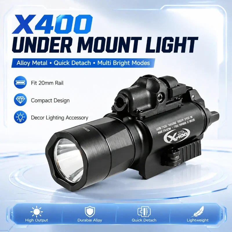 X400U Hard Anodized Aluminium Lamp Rapid Unfix Under Support Stand With Modifiable Light Position