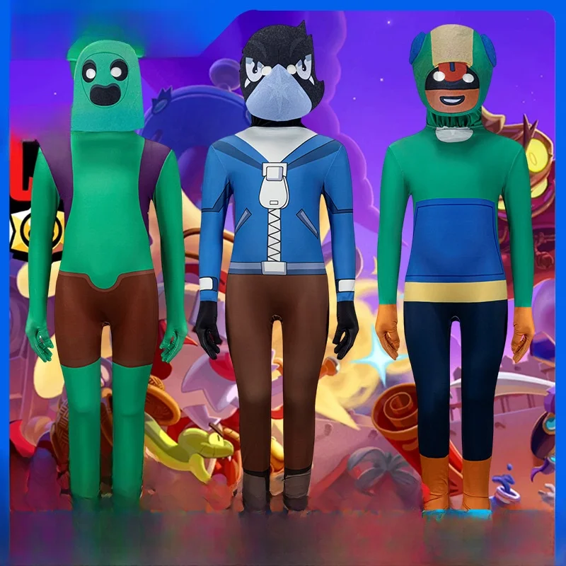 loween Role-plang Costume Gioco Wild Cla Tuta Vestibilità attillata Abiti per spettacoli teatrali per bambini Produzione cinese