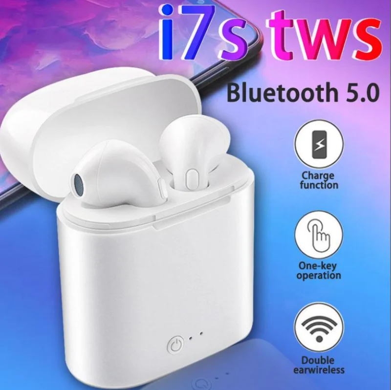 I7s mini fone de ouvido bluetooth, fones de ouvido sem fio, handfree, com caixa de carregamento, para xiaomi telefone, original