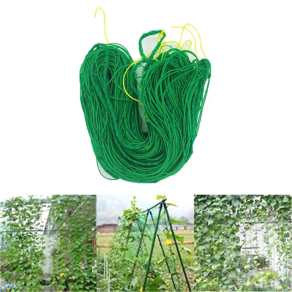 Garden Plants Climbing Net Strong Nylon Net Loofah Morning Glory Flower Vine Netting Support Net Grow Holder Trellis Netting