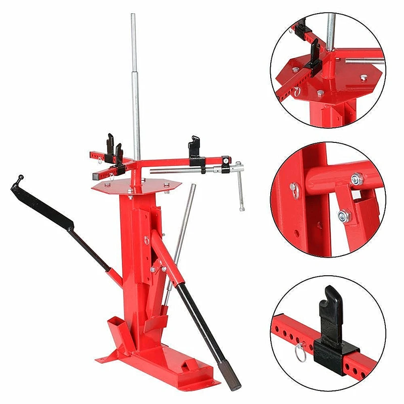 Manual Tire Raking Machine, Auto Motorcycle Tire Raking and Tyre Remover, Portable Vacuum Tire Stripper, Mobile Tire Repair