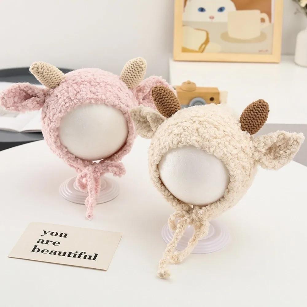 

New Cute Deer Ear Ear Protection Hat Windproof Thickned Earmuffs Cap Warm Hat