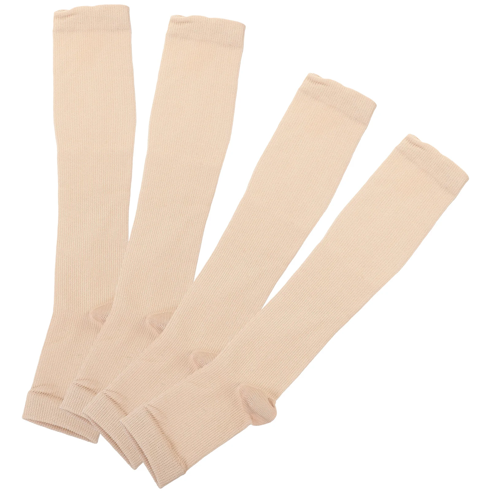 2 أزواج الجاكار الرياضة العجل جوارب ضغط التخسيس مطاطا العجل الأكمام لتخفيف تعب الساق جوارب تنفس