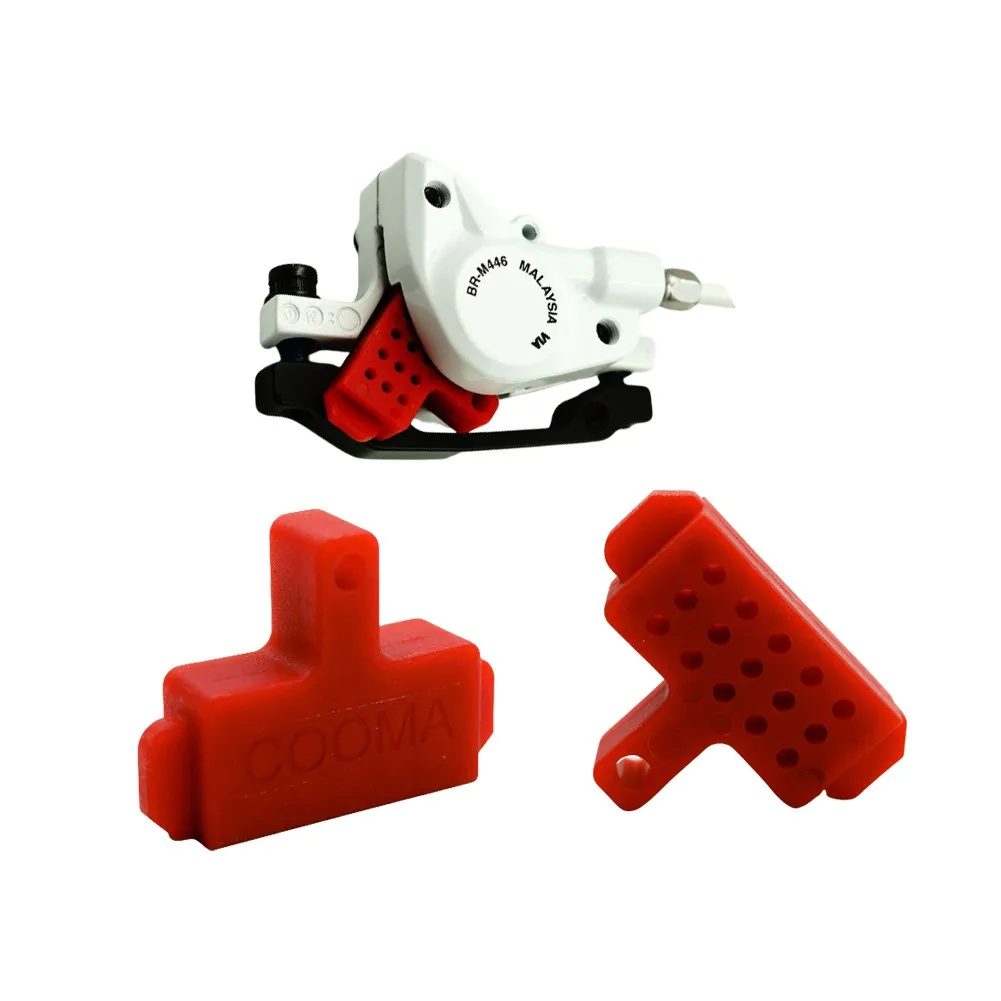 Cycling Disc Brake Hydraulic Bleeding Bleed Brake Block Disc Brake Bleed Block Hydraulic Disc Brakes Plastic Red