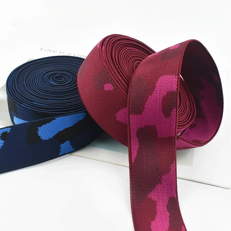 

1-5M 38mm Elastic Band for Sewing Polyester Bag Strap Pants Rubber Bands Waist Belt Jacket Stretch Ribbon Tape DIY Accessories