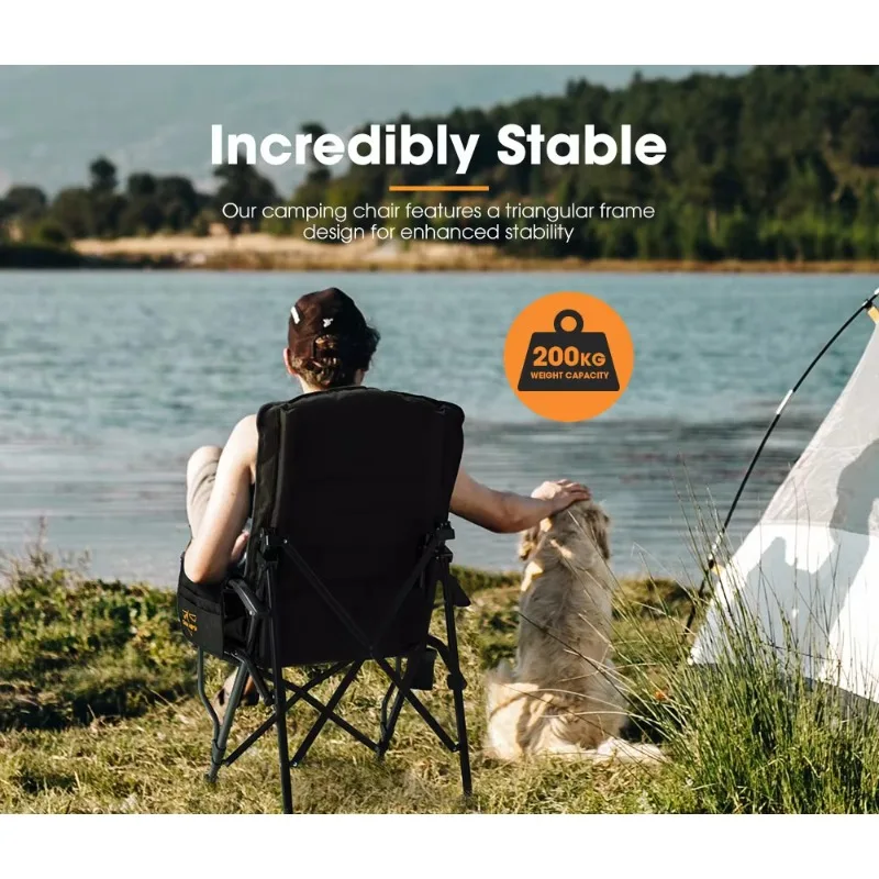 Easy Set up Portable Outdoor Travel Comfortable Adjustable Folding Camping Chair Picnic Fishing Beach Chair