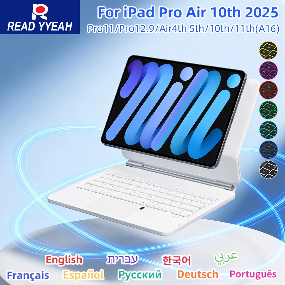 funda-con-teclado-retroiluminado-magico-readyyeah-para-ipad-2025-11ª-gen-a16-ipad-air-11-m3-2025-funda-magnetica-inteligente-tipo-libro-accesorios-para-ipad