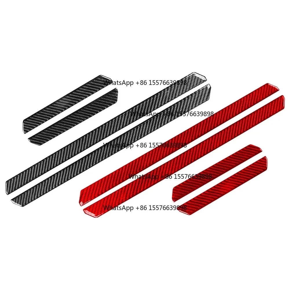 ZOCI-FOR 4Pcs Door Sill Scuff Cover Scratch Protector Cover Trim Decorative For VW Golf 8 MK8 2021 2022 2023