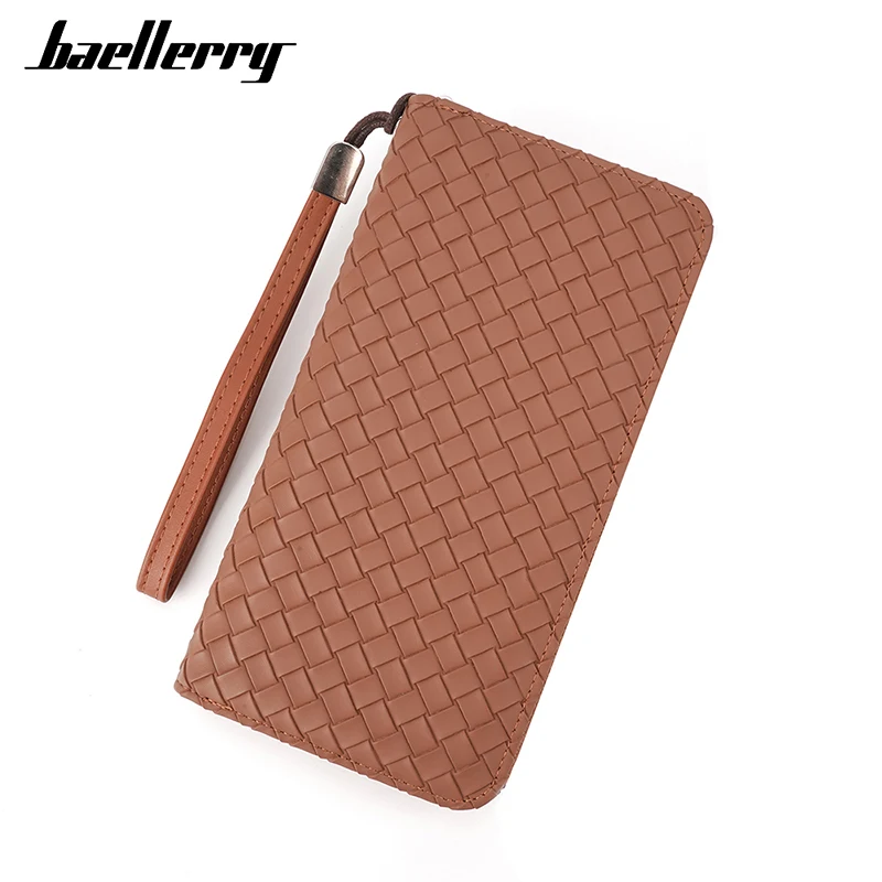 

Baellerry Long Men Handbags Wallets Big Capacity Card Holder Male Purse Clutch Bags Zipper Coin Pocket Phone Pocket Men's Wallet