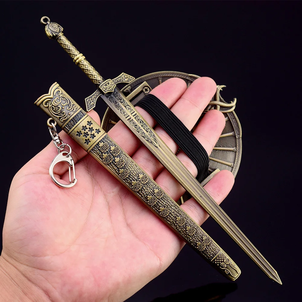子供のための騎士の剣のキーホルダー,エルゲーム,シールドセット付きの
