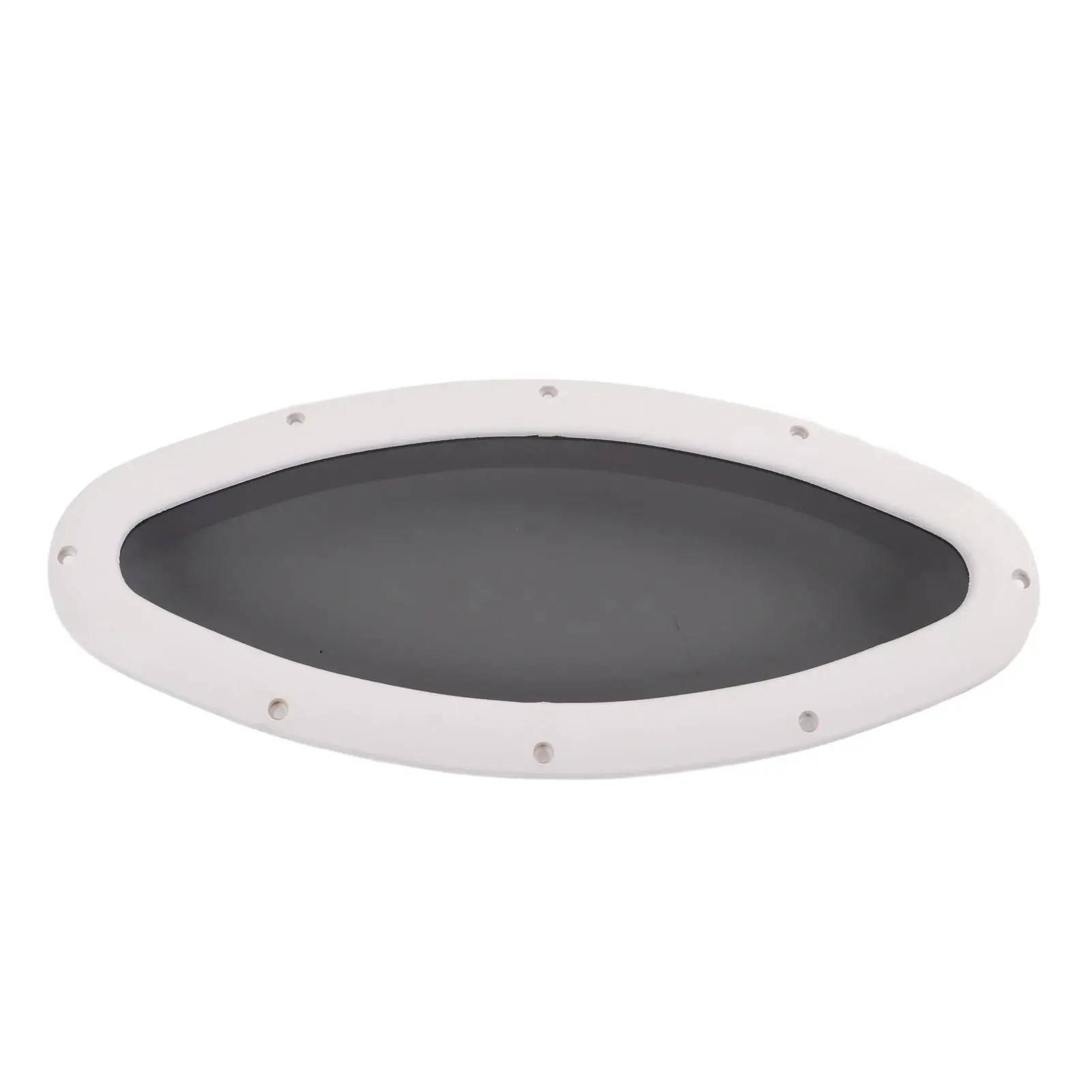 

Boat Marine Porthole Window 465x200mm Strong Anti UV Sealed Structure Elliptical Design for Storeroom