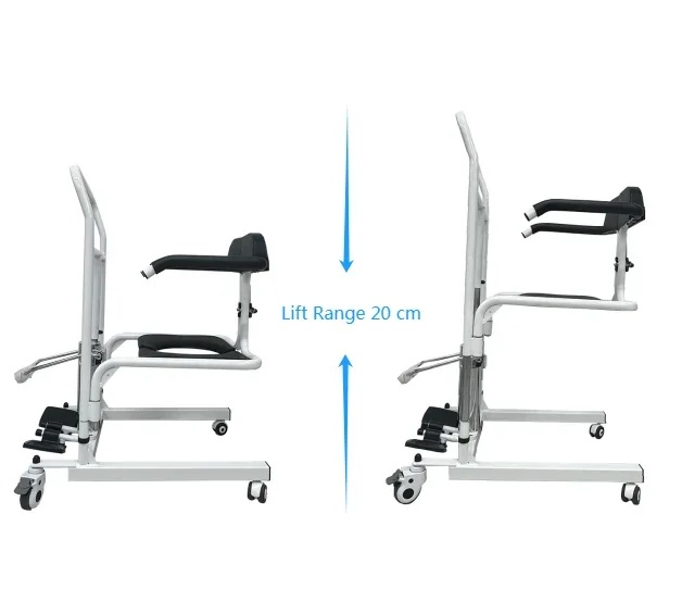 Multifunctional Manual Nursing Patient Lifting Seat Hydraulic Disabled Transfer Commode Shifting Chair