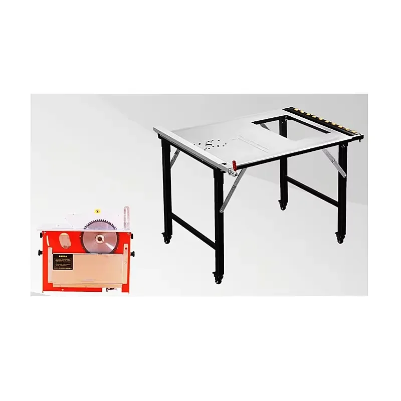 Foldable Stainless Steel Woodworking Workbench Wood Cutting Machine Circular Saw Table Saw Horizontal Panel Saw