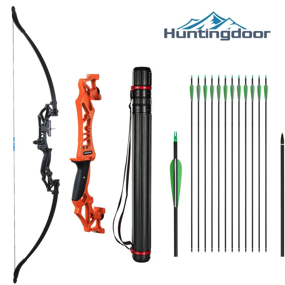 Takedown Recurve Bow & Arrow Set Hunting Target Shooting 30-50lbs Archery for Beginner /Sending An Order From MOSCOW