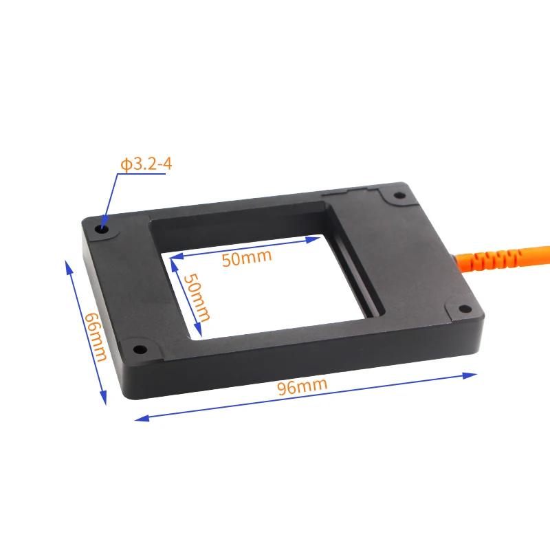 GTRIC Falling Object Detection 50*50mm Fiber optric Amplifier Sensor Rectangular Fiber Counter with Fiber Amplifier sensor