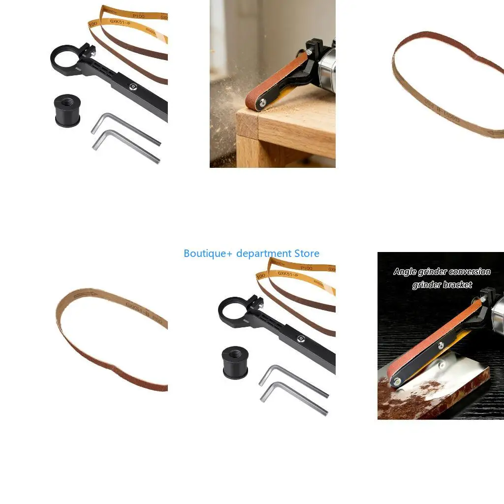 E1PD Multipurpose Belt Sanders Attachment For Angles Grinders In Workshop Use