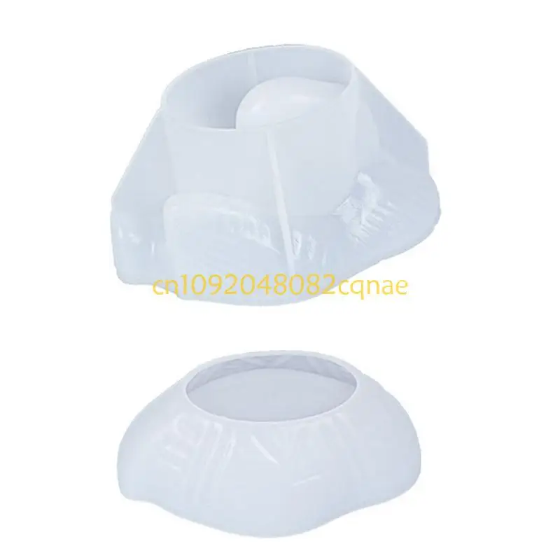 Storage Box Crystal Epoxy Resin Mold Makeup Jewelry Container Fruit Snacks Holder for Case DIY Crafts Silicone Moul