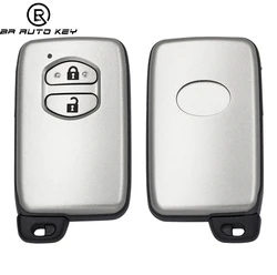 2 botões keyless ir inteligente remoto carro chave fob para toyota land cruiser prado lc200 2009-2013 b53ea b77ea pedir 433mhz a433