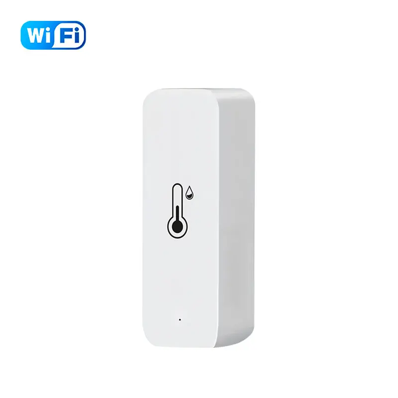 Tuya Smart WiFi temperatuur-vochtigheidssensor Indoor hygrometer Thermometer APP Remote Monitor Compatibel met Alexa Google