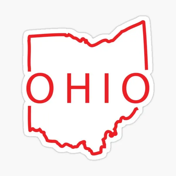 

Ohio 5PCS Stickers for Living Room Stickers Art Window Kid Home Cartoon Laptop Room Car Cute Background Funny Decorations Wall