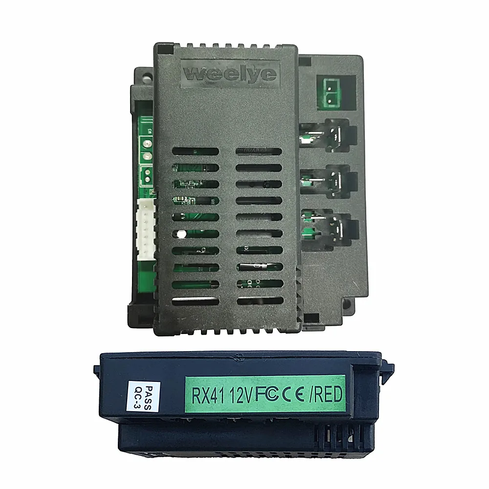12V RX41 어린이 전기 장난감 자동차 블루투스 원격 제어, 부드러운 시작 기능 컨트롤러 2.4G 블루투스 송신기
