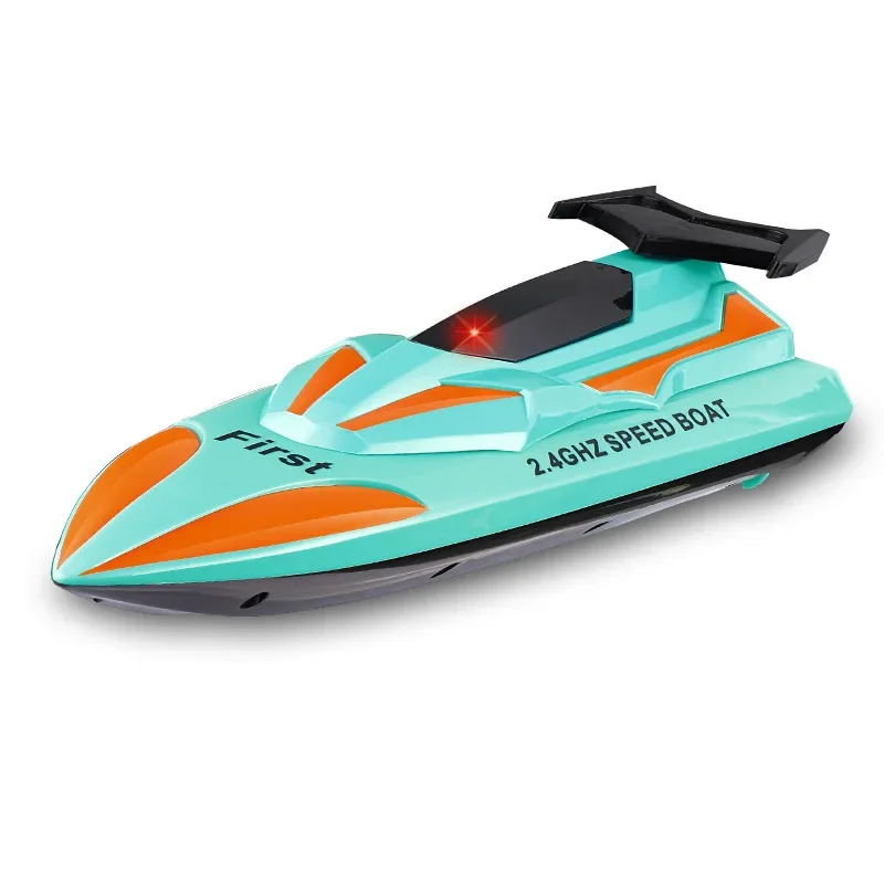 Lancha rc de alta velocidade, hélice dupla, modelo de barco elétrico com controle remoto, brinquedo para presente, barco de corrida 2.4g, modelo de barco de competição
