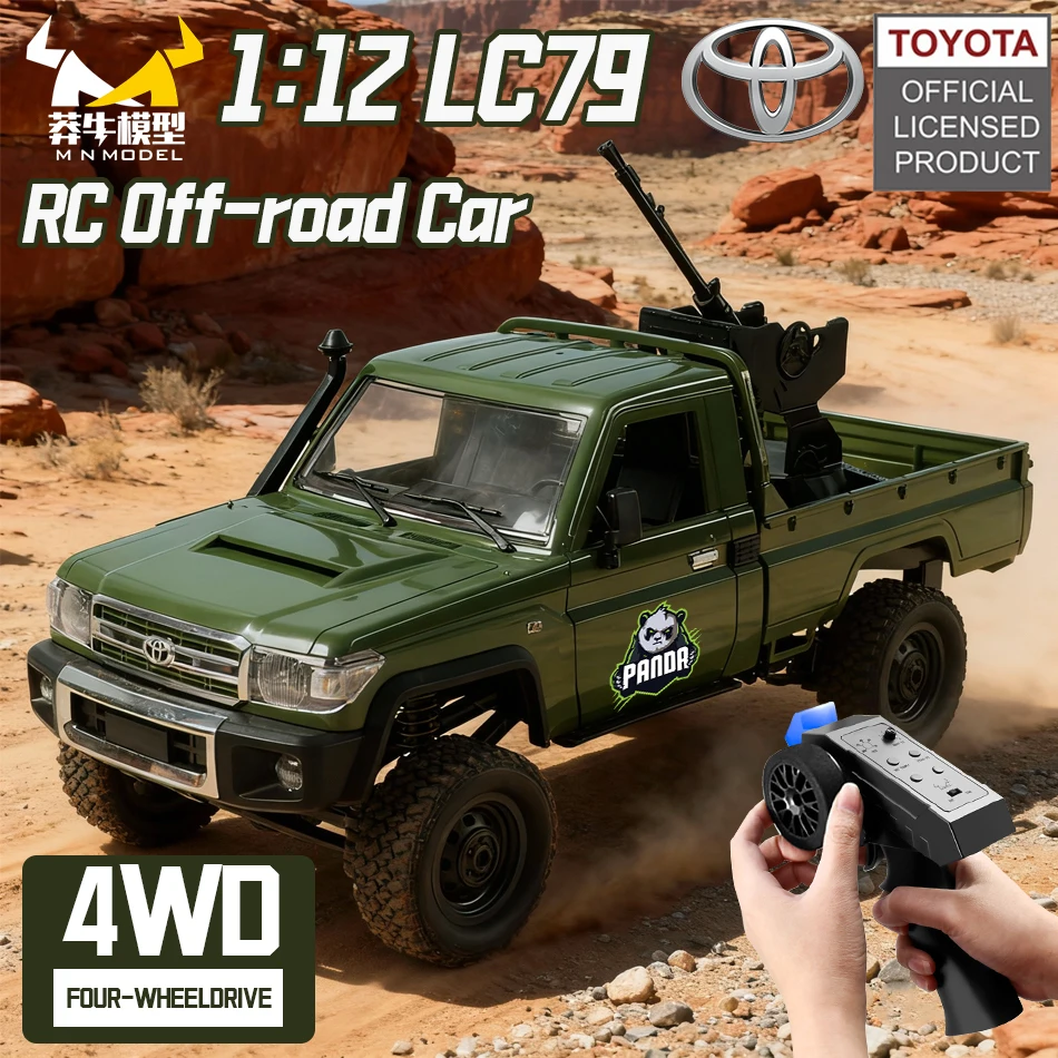 

MN МОДЕЛЬ 1:12 4WD RC Panda Внедорожник Вездеход Rock Crawler LC79 Альпинистский пистолет Грузовик Игрушка для взрослых Подарок