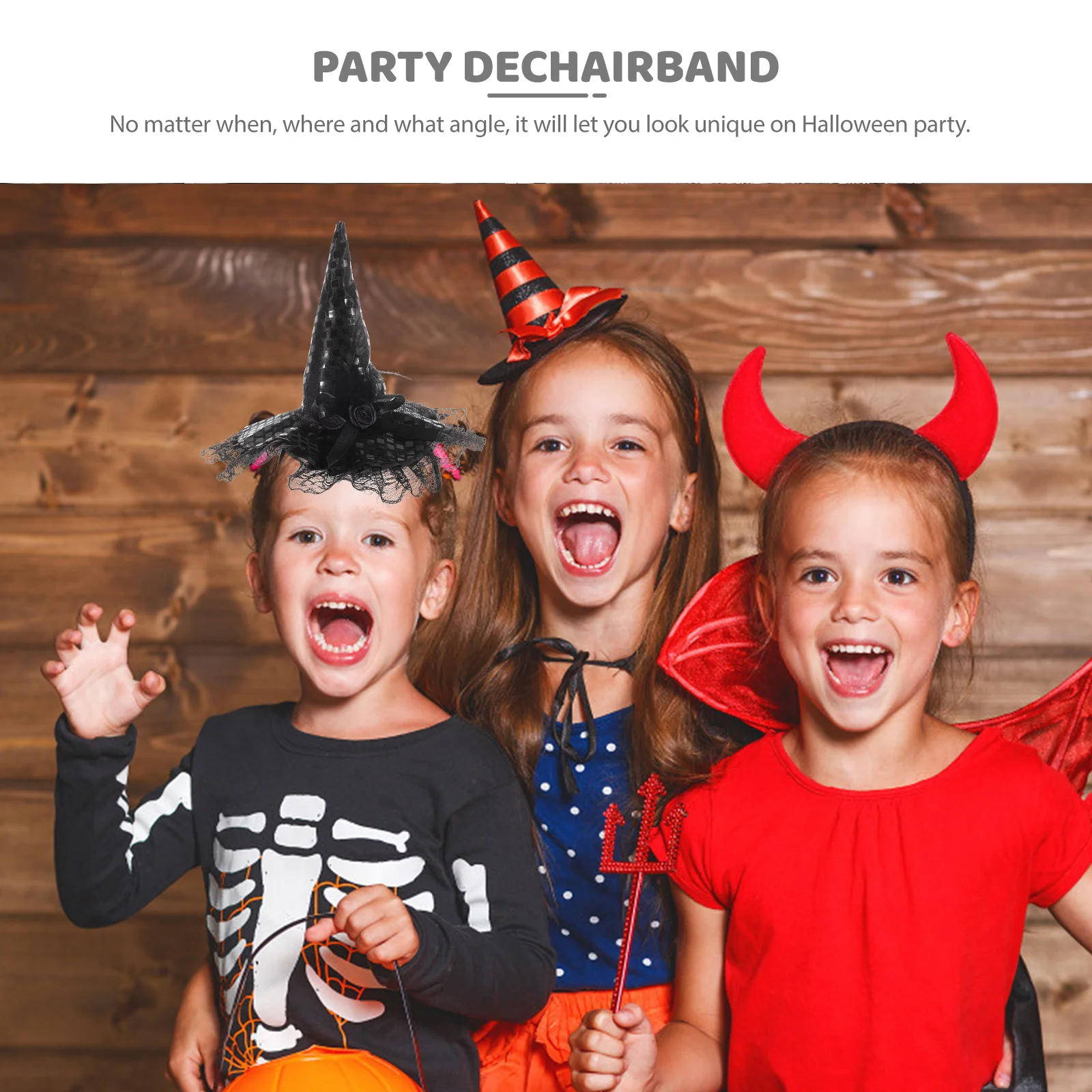 

Halloween Witch Hat Headband Black Small Witch Costume Hair Band Party Hair Accessories Performance Halloween Headpiece