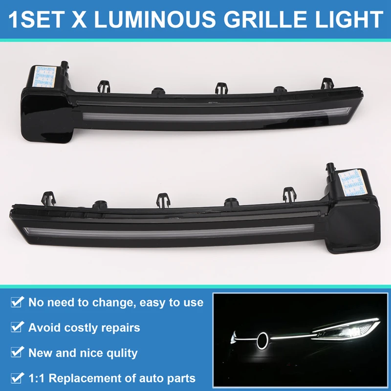 Car Luminous Decorative Light For VW ID3 2022-2025 Luminous Grille Light 10D941653 10D941654