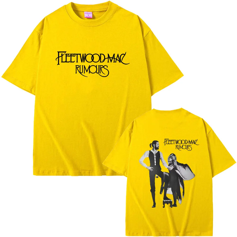 Rock Band Fleetwood Mac Rumours Album Print T-shirt Retro Stevie