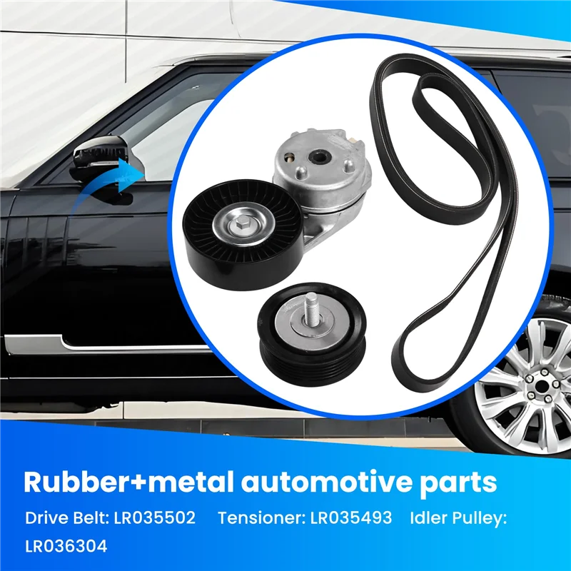 

AB96-LR035502 LR035493 LR036304 Diesel Alternator Drive Belt Tensioner Pulley For Land Rover Range Rover Sport Discovery 4