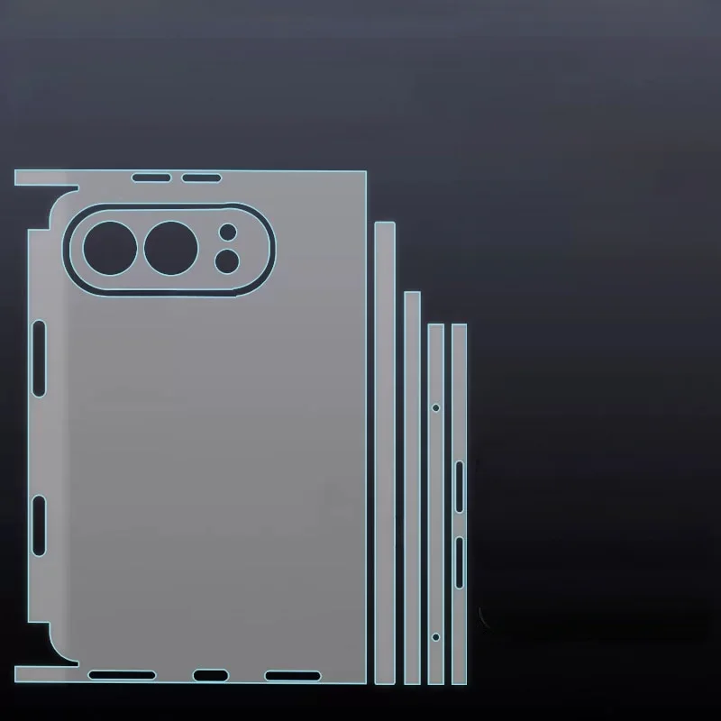 Transparent Decal Wrap Skin for IPhone18DUO/iPhone Duo Back Screen Protector Sticker Film