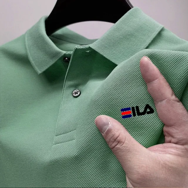 Summer 2026 new style casual men's short-sleeved Polo shirt, fashionable outdoor plain-color home-use men's and women's T-shirt